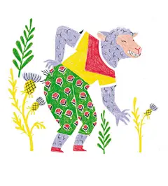 #插画# 一组动物们的喜怒哀乐小插画~
works by Marie MIGNOT ​​​​