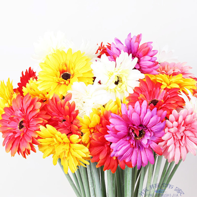 仿真花非洲菊 仿真花/假花/绢花 仿真扶...