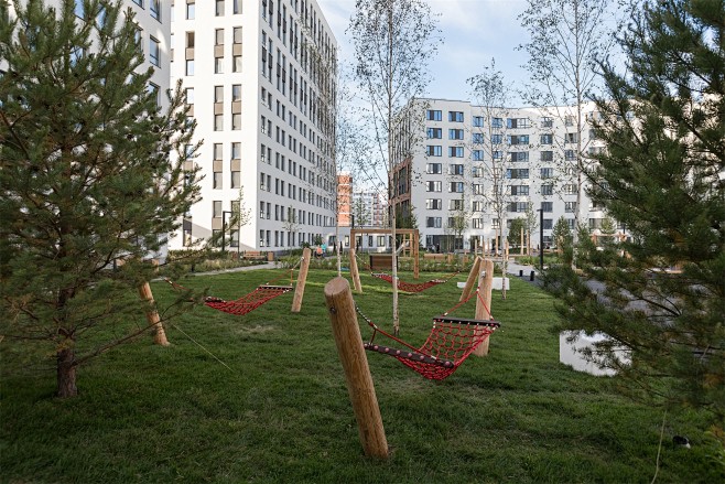 阳光社区，叶卡捷琳堡新住区庭院景观 / ...