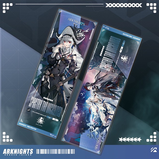 明日方舟 拉普兰德 德克萨斯幽灵鲨镭射票...