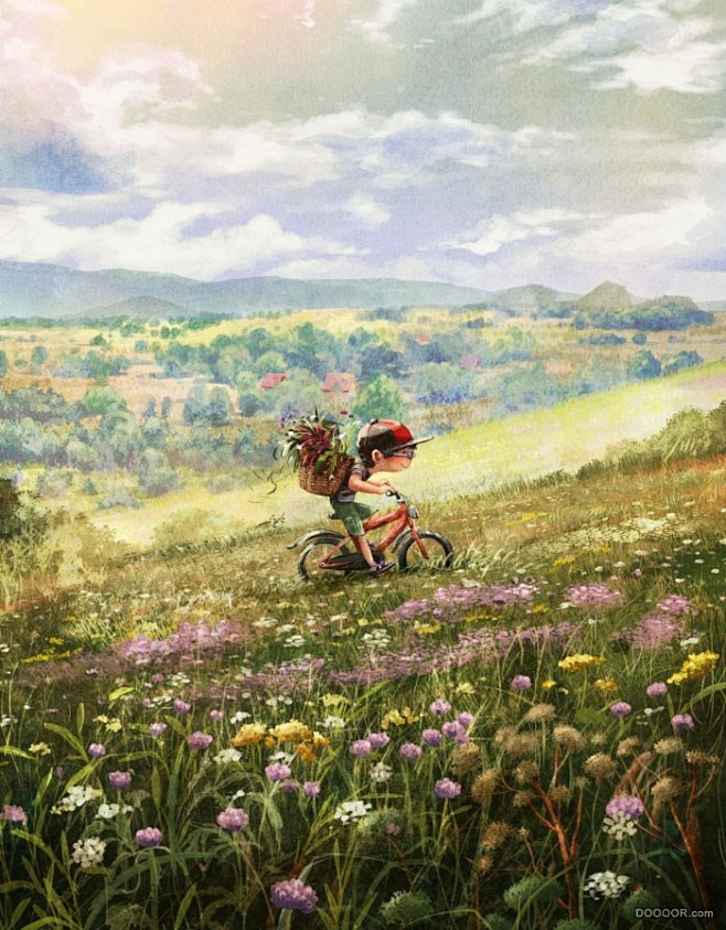 温馨可爱波兰儿童画专家Emilia Dz...