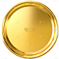矢量金色按钮免抠元素