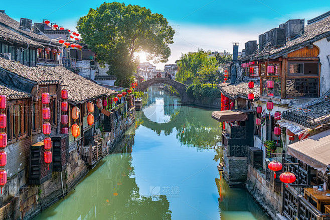 中国浙江西塘古镇