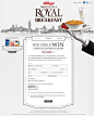 Kellogg’s Wake up to a Royal Breakfast : Kellogg’s wanted to celebrate the Royal Wedding by sending one lucky couple on a trip to England. I designed the micro-site for people to come and enter their names for a chance to win. The look and feel of the sit