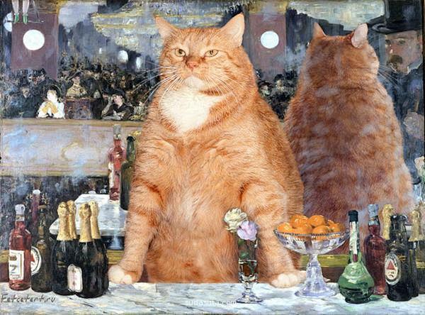 《猫咪与艺术 FatCatArt》（一）