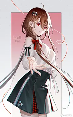动漫壁纸超话今日插画超话今日p站插画排行榜第三位：TID  插画设计作品欣赏。风格好清新 ​​​​