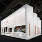 The 50-feet long and 20-feet high portals functioned as open and inviting gateways into the exhibit.