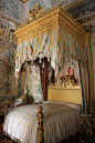 Canopy Bed inside Pavlovsk Palace, 18th century imperial residence near St. Petersburg, built by Paul I (son of Catherine II (the Great).