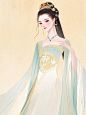 AIGC | 唯美画风的古装女子！