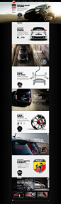 Fiat 500 Abarth Website Design on Behance