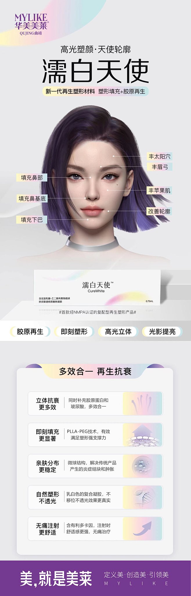 〖美莱科普〗濡白天使的优势❓#曲靖华美美...