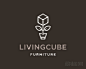 Livingcube花logo设计欣赏