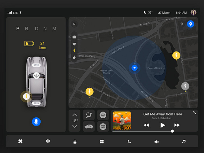 Car UI Dashboard inv...