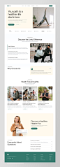 Lively - Healthy Website by Fakhri Naufal for Kretya Studio on Dribbble