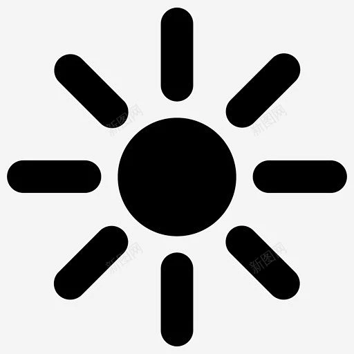 亮度光线太阳 标志 UI图标 设计图片 免费下载 页面网页 平面电商 创意素材-花瓣网