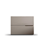 Modern luxury small bedside cabinet Fred by Morassutti wood essence or at My Italian Living Ltd