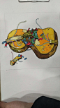 马克笔手绘插画