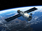 绕地球运行的空间站-3D场景-这张图片的元素由美国宇航局提供，火箭，卫星，航天飞机，空间站，采集于Macdown.com预览图，超清原图请到Macdown下载。