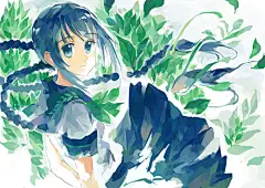 天野远子-Rivet_厚涂,同人,文学少女_涂鸦王国插画