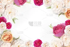 花邀请卡为婚礼，节省日期，谢谢，生意。