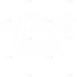 2503YFJ-劳动节-简约随性手写体英文艺术字-原创套系｜艺术字贴纸