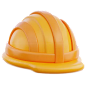 Construction Helmet  3D Icon