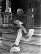 Here is a picture of Albert Einstein in fuzzy slippers. You're welcome.