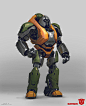 Brawn, Stephen Zavala : Brawn from Transformers: Bumblebee. The first Transformer I designed for the Cybertron sequence. This once was the easiest, meaning that it didn't go through a lot of changes. Few changes make everybody happy. The 3D model was done