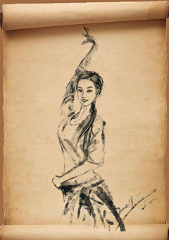 阳丹DanaYang采集到我的线稿习作