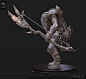 Warhunters, Dmitry Osipenko : one of the characters, made for ‘The Godlike’ MOBA. hipoly model