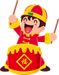 中国年传统复古元素 png