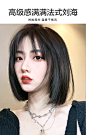 锁骨发假发女全真人发自然真人发丝中长款手织蕾丝光头专用假发套-tmall.com天猫