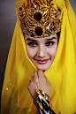 Tajik woman, Xinjiang, China.