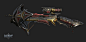 Shotgun, Pavel Gorovoy : I made this shotgun for  "Monster Heart".  Texture - Regina Belyaeva. Concept - Anatolii Leoshko.