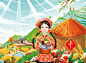 杂七杂八插画包装设计-古田路9号-品牌创意/版权保护平台