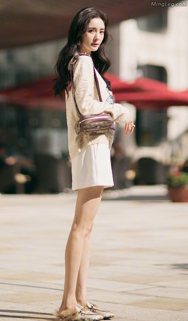 杨幂美腿