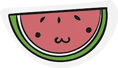 卡通可爱元素_夏季装饰素材_可爱水果_太阳元素 (13)