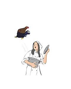 大厨师西餐厅 后厨酒店  占位符 图标 2D 卡通 插画 手绘 png 免抠 素材3