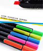 天猫正品 新品日本斑马 WKS12 按动彩色荧光笔标记笔 颜色鲜艳-tmall.com天猫