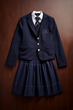 AI数字艺术服装校服图片