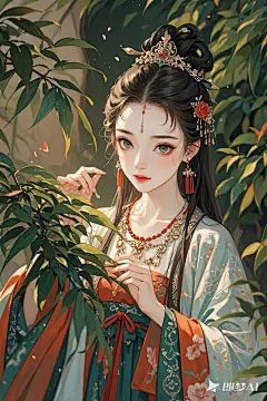 古风女  绘画风 (85)易水云遥 追梦设计
