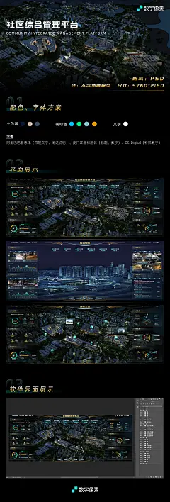 智慧社区综合管理平台素材
