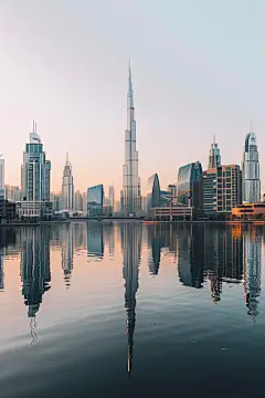 海滨城市高楼风光图片