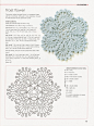 flor crochet ganchillo esquema diagrama patron