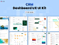 CRM Dashboard UX UI Kit — Figma Resources on UI8