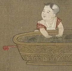 刘松年 宫女图 24.4cm×25.8cm 日本东京国立博物馆藏

