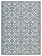 Waverly Sun & Shade Collection Lace It Up Indoor Outdoor Area Rug, Aquarium transitional-outdoor-rugs