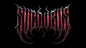 gothic logo Ai Art 3d logo lettering logo typography   branding  tattoo black metal death metal game logo