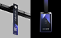 design лед logo brand identity visual screen blue black graphic design  marketing  