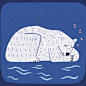 Our plans for this Bank Holiday Monday? Mostly hibernating! Just like this polar bear by Kathleen Marcotte featured in DOT’s current edition. #studioanorak #dotmagazine